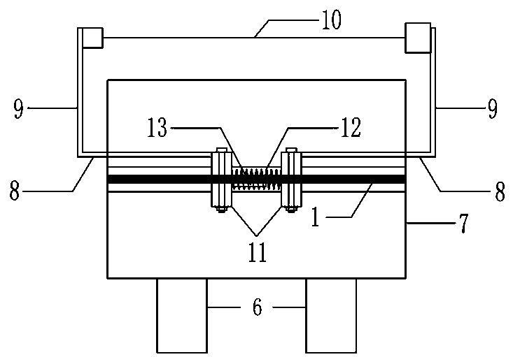 Fire test device and method for pre-stressed steel strand