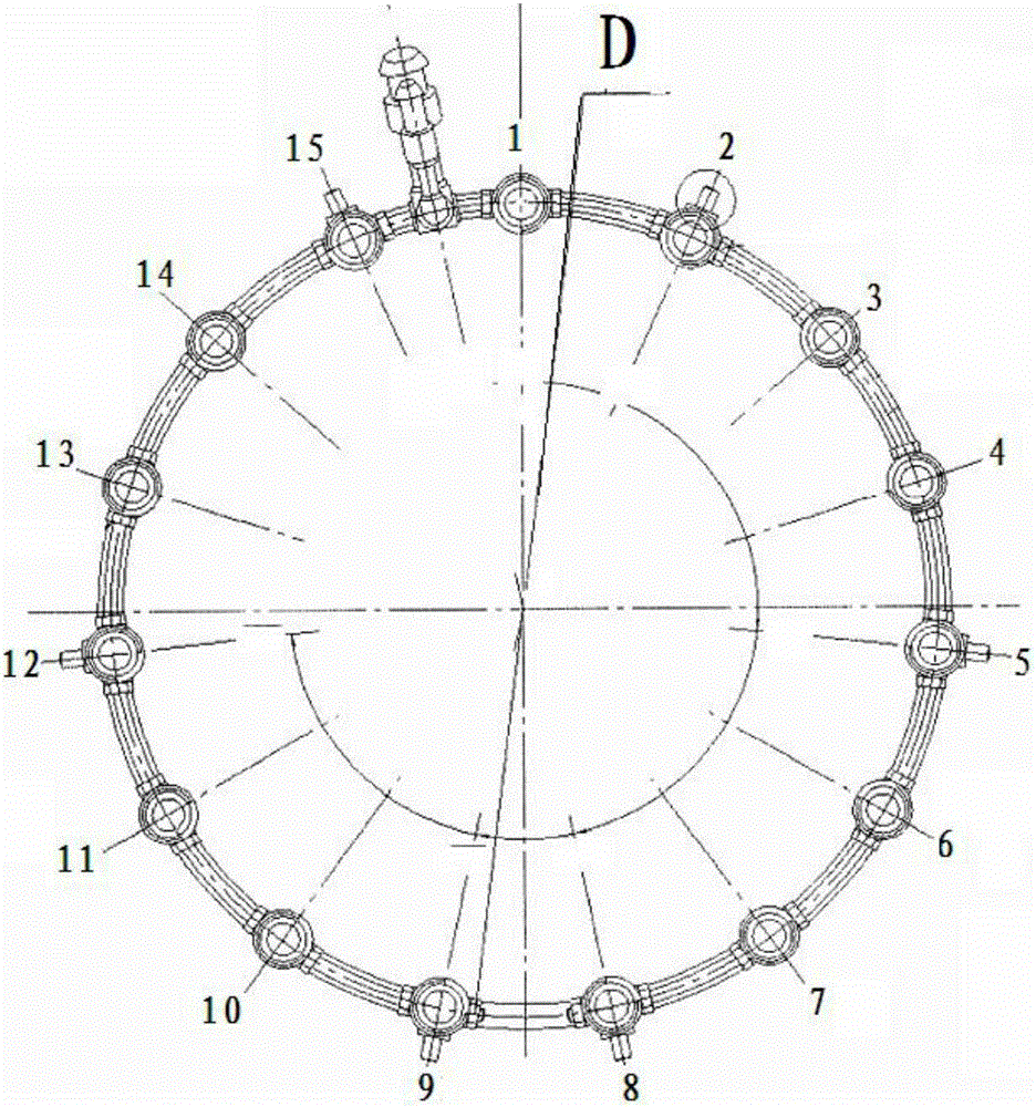 A processing method of a welded structure fuel manifold with a nozzle