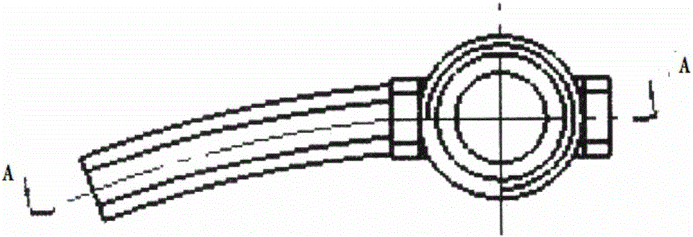 A processing method of a welded structure fuel manifold with a nozzle