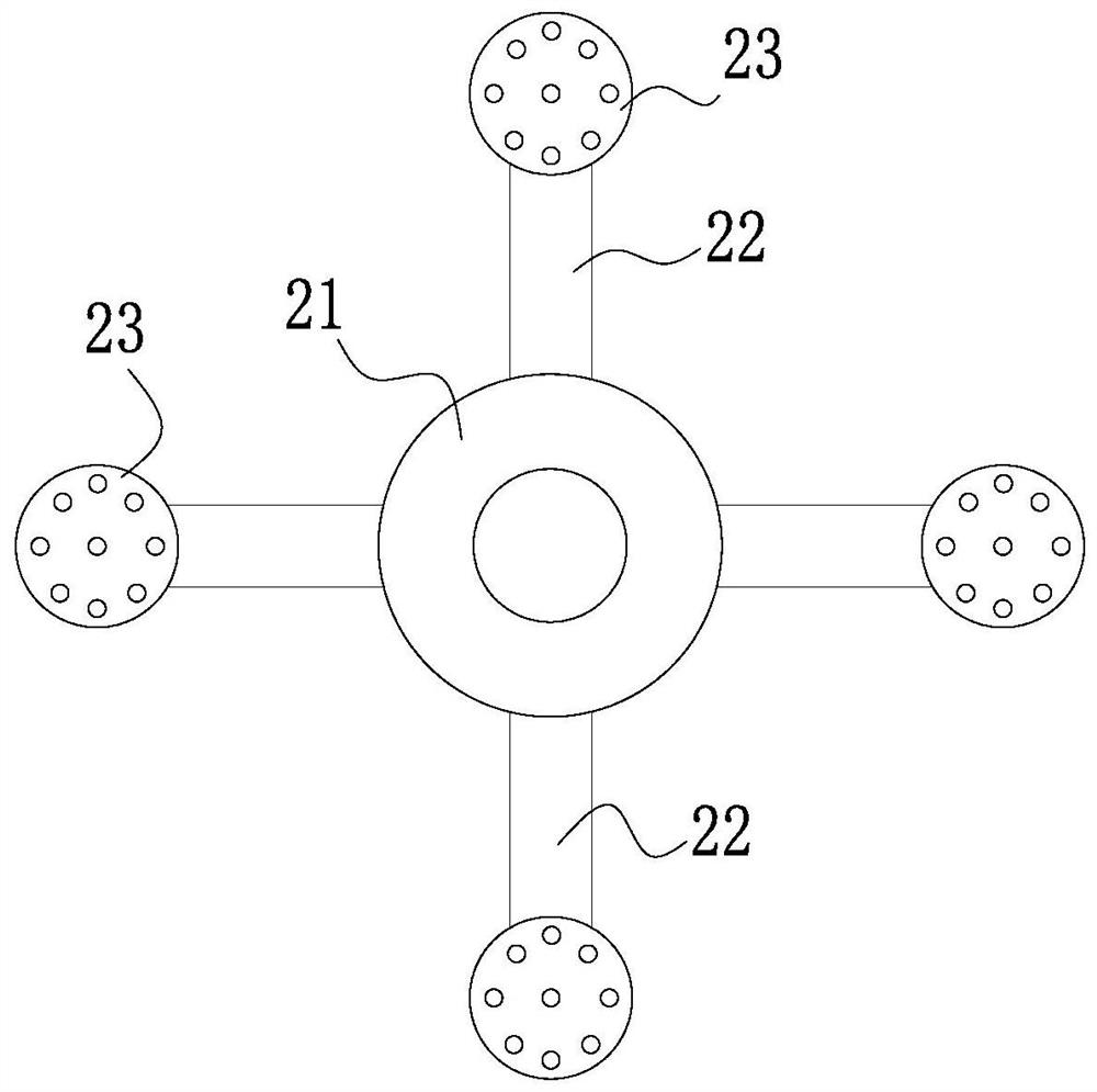 Mobile underwater algaecide intelligent spraying device