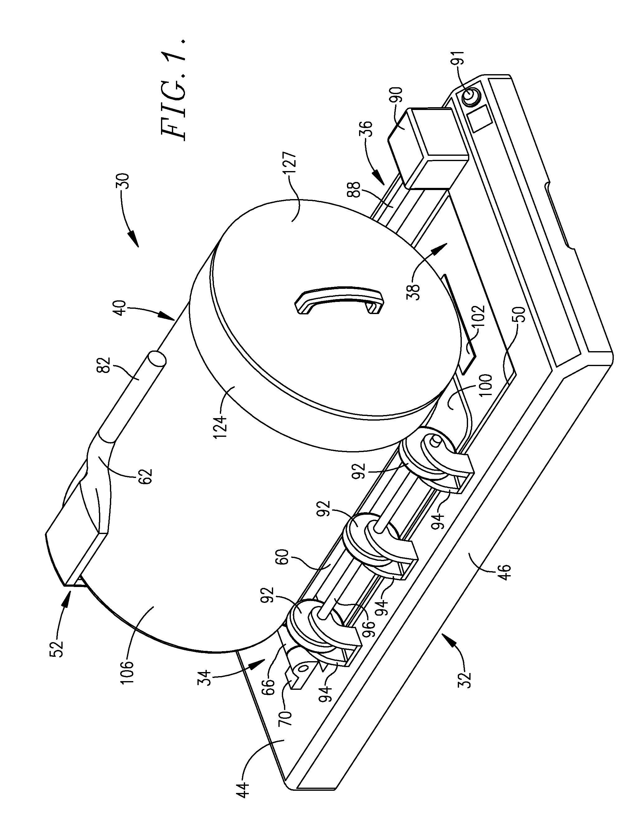 Rotating induction food warming device