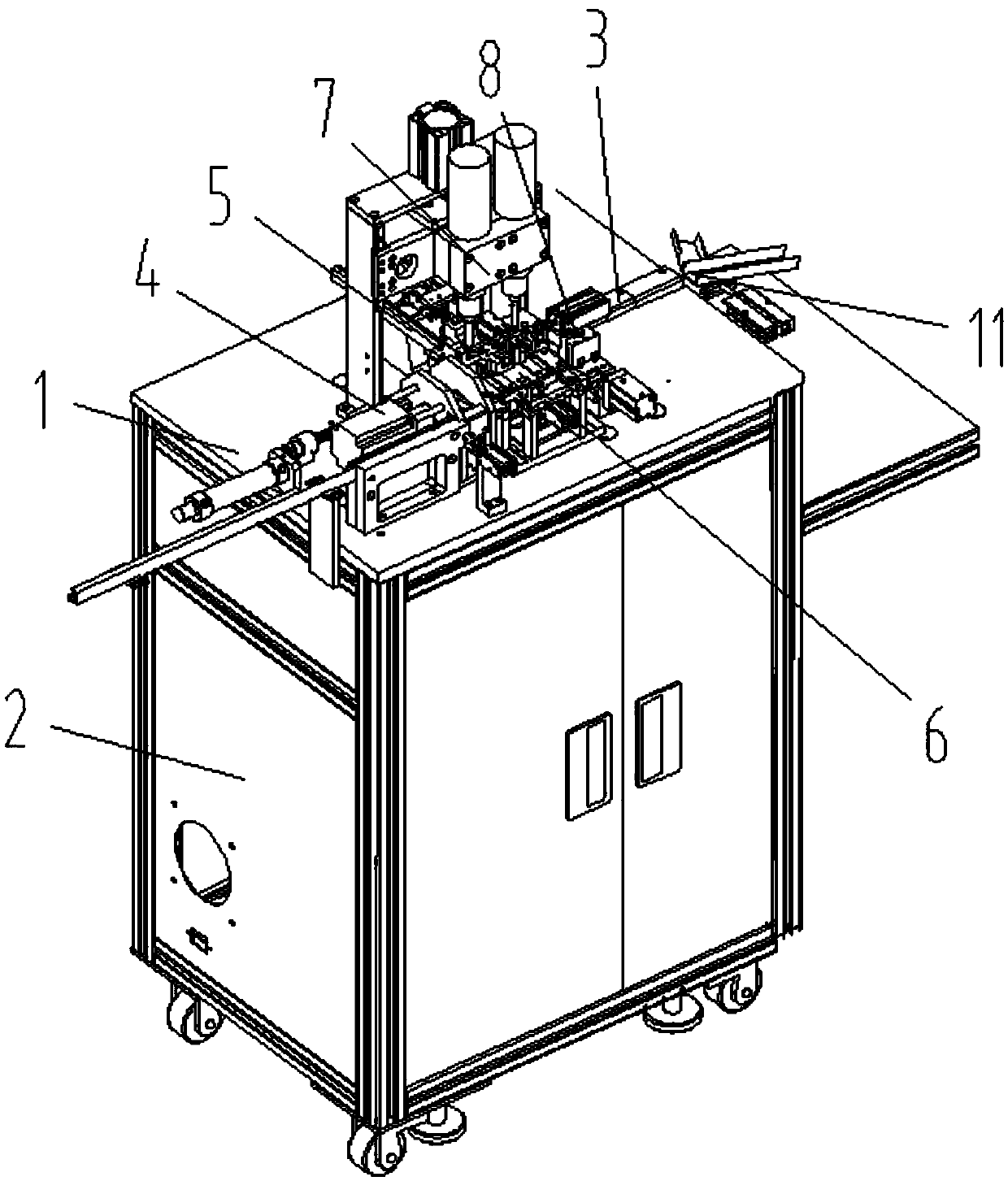 A VGA interface automatic locking detection mechanism