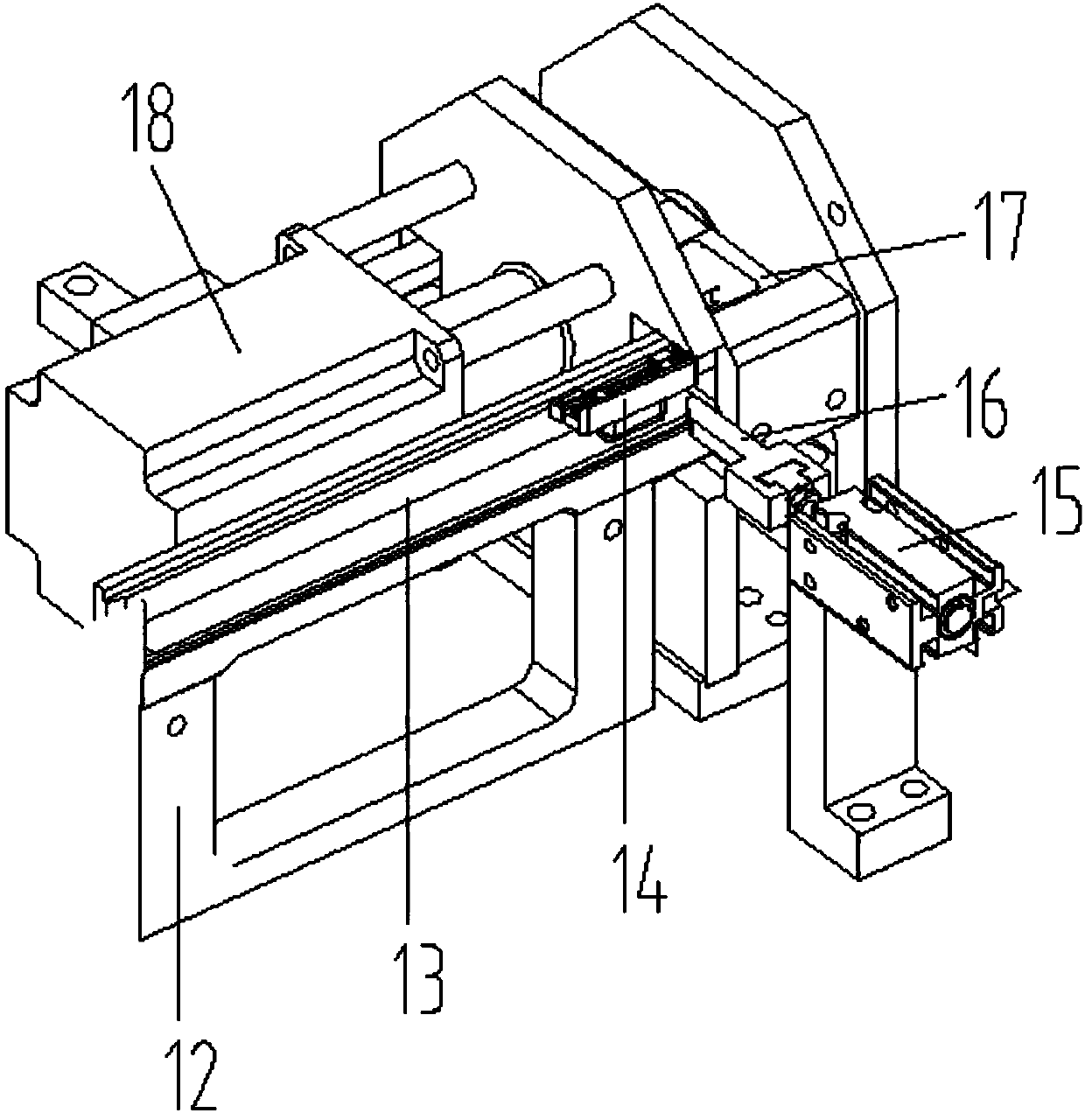 A VGA interface automatic locking detection mechanism