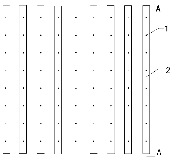 Concrete reinforced cap platform manufacturing method for construction site