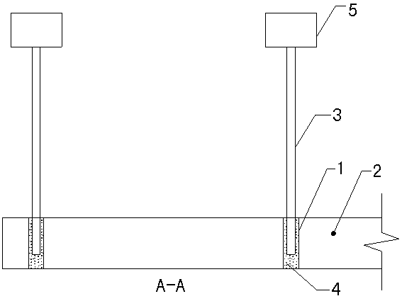 Concrete reinforced cap platform manufacturing method for construction site