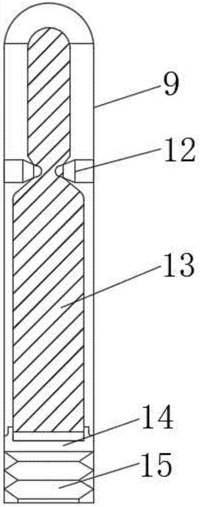 High-protectiveness inner box of packing box for ampoule bottle