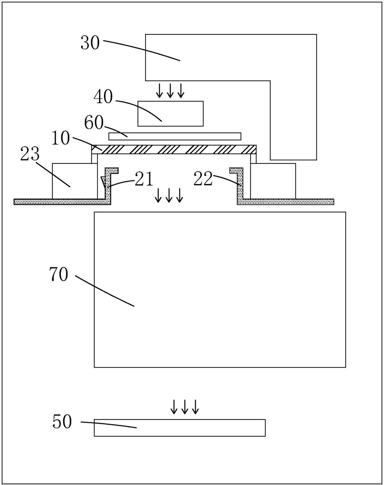 Exposure machine and shading blade