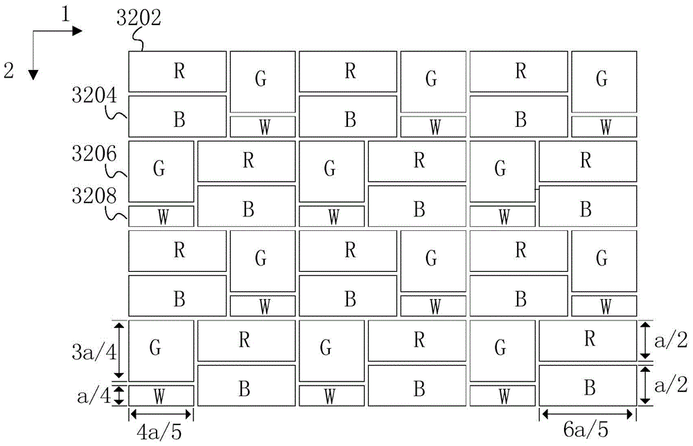 A display and coloring method thereof