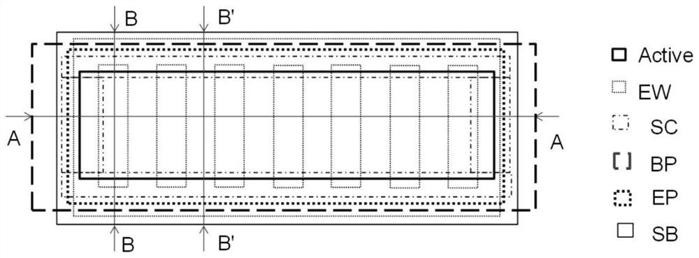 Self-aligned silicon germanium hbt device monitors the structure and process method of intrinsic base doping