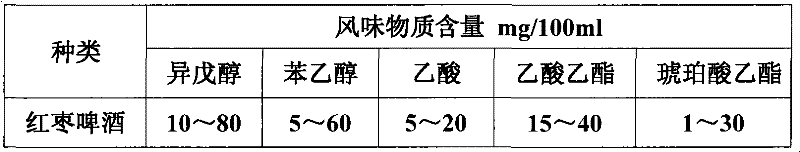 Red-date nutritional beer