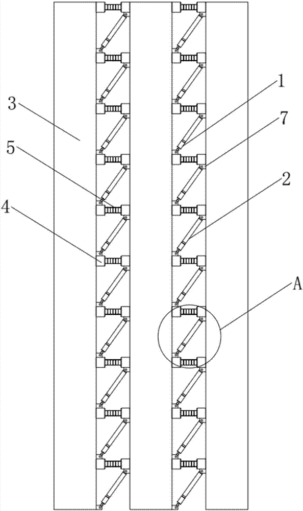 Combination system of energy dissipation coupling beams and viscous dampers and design method of combination system