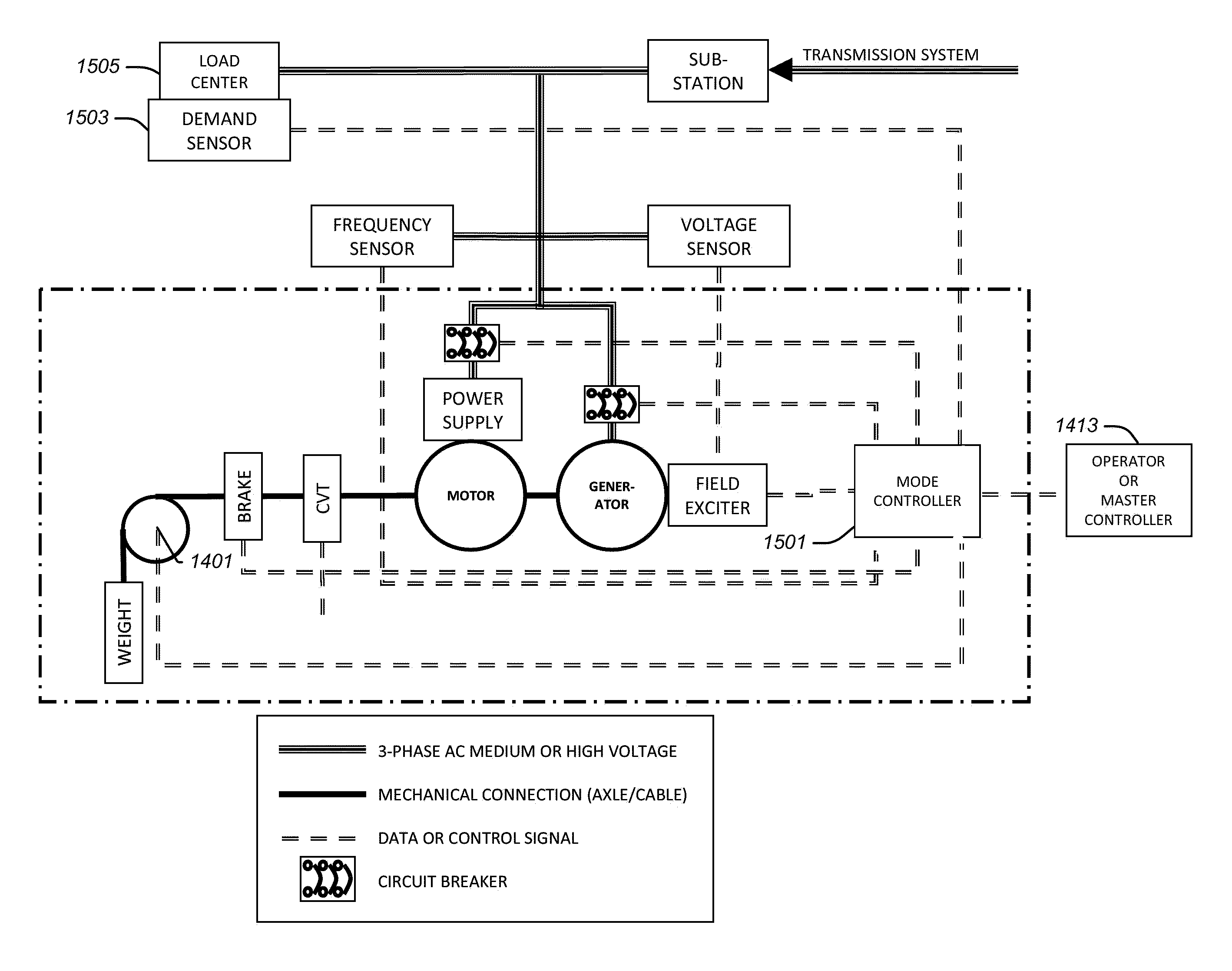 Spaced-apart cable modules in wellbore energy storage and retrieval