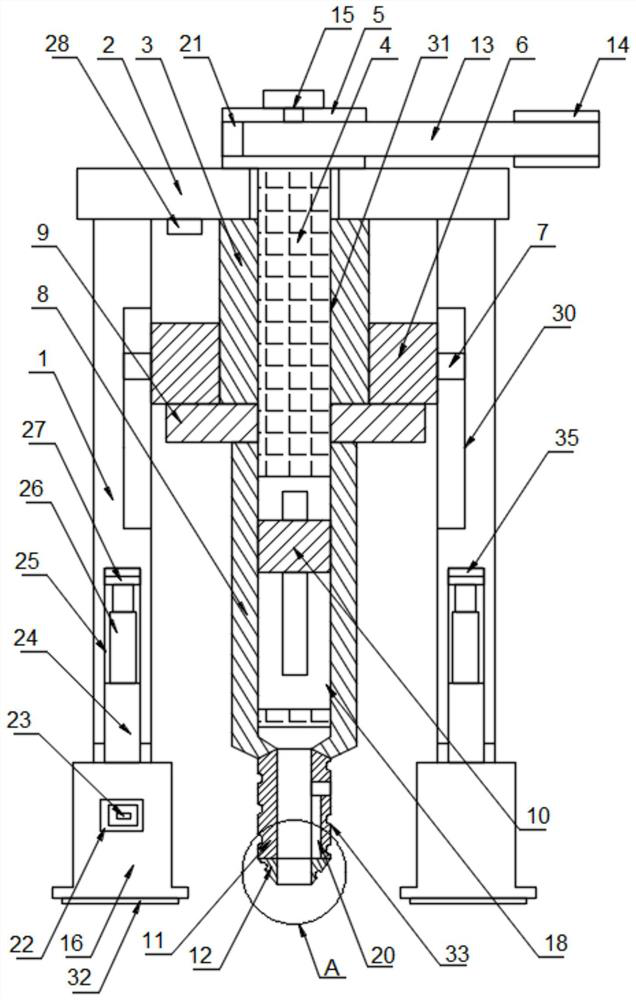 Convenient and labor-saving soil drill