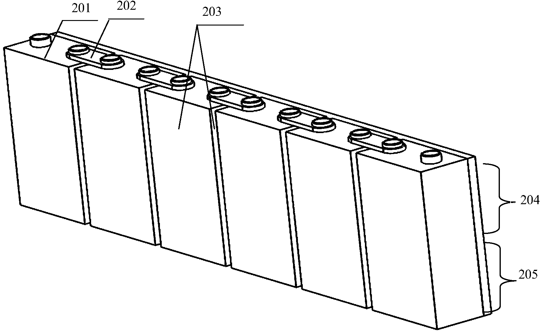 Pure electric vehicle power battery cooling and heating device with liquid cooling plate