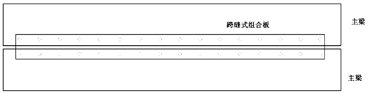 Method for improving bearing capacity of multi-target-oriented existing hollow slab girder bridge