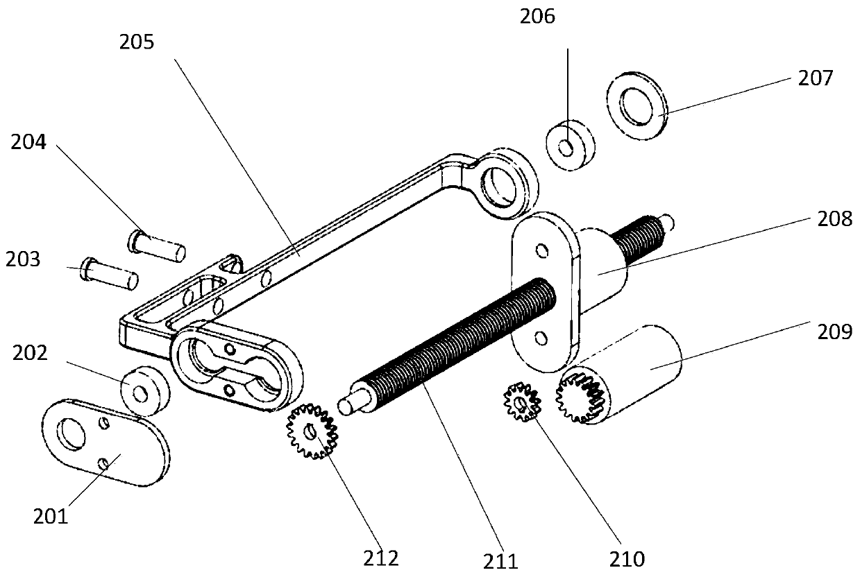 Novel human exoskeleton active knee joint structure