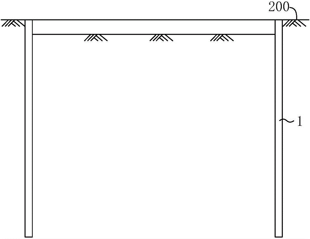 Steel sheet pile and open caisson combined underground garage and construction method thereof