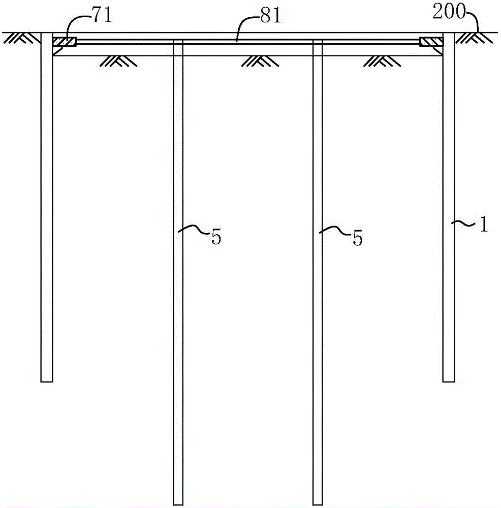 Steel sheet pile and open caisson combined underground garage and construction method thereof