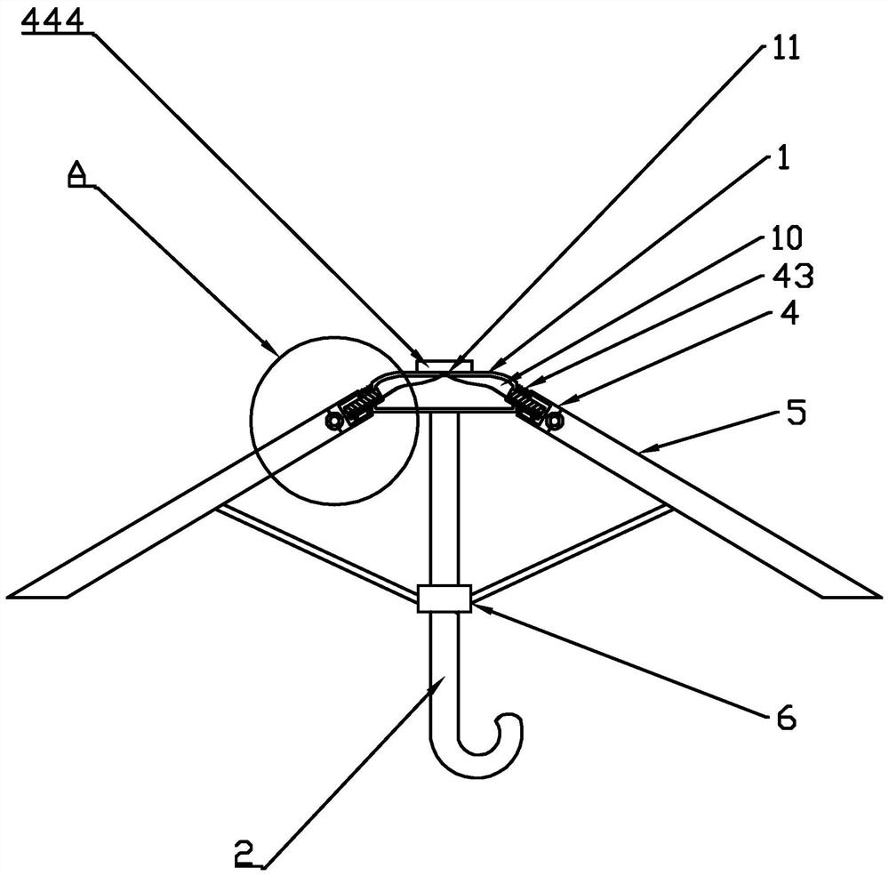 A convertible single and double umbrella