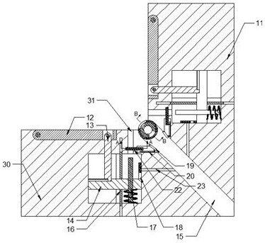 Swimming pool safe water drainage device capable of preventing person from being adsorbed during water drainage