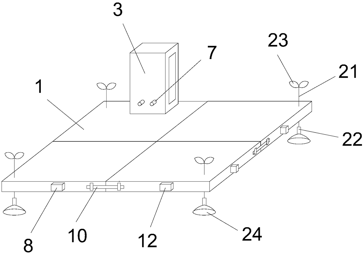 Intelligent robot charging pile platform