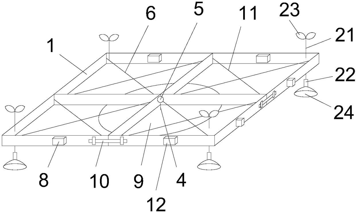 Intelligent robot charging pile platform