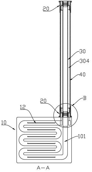 A radar liquid cooling device