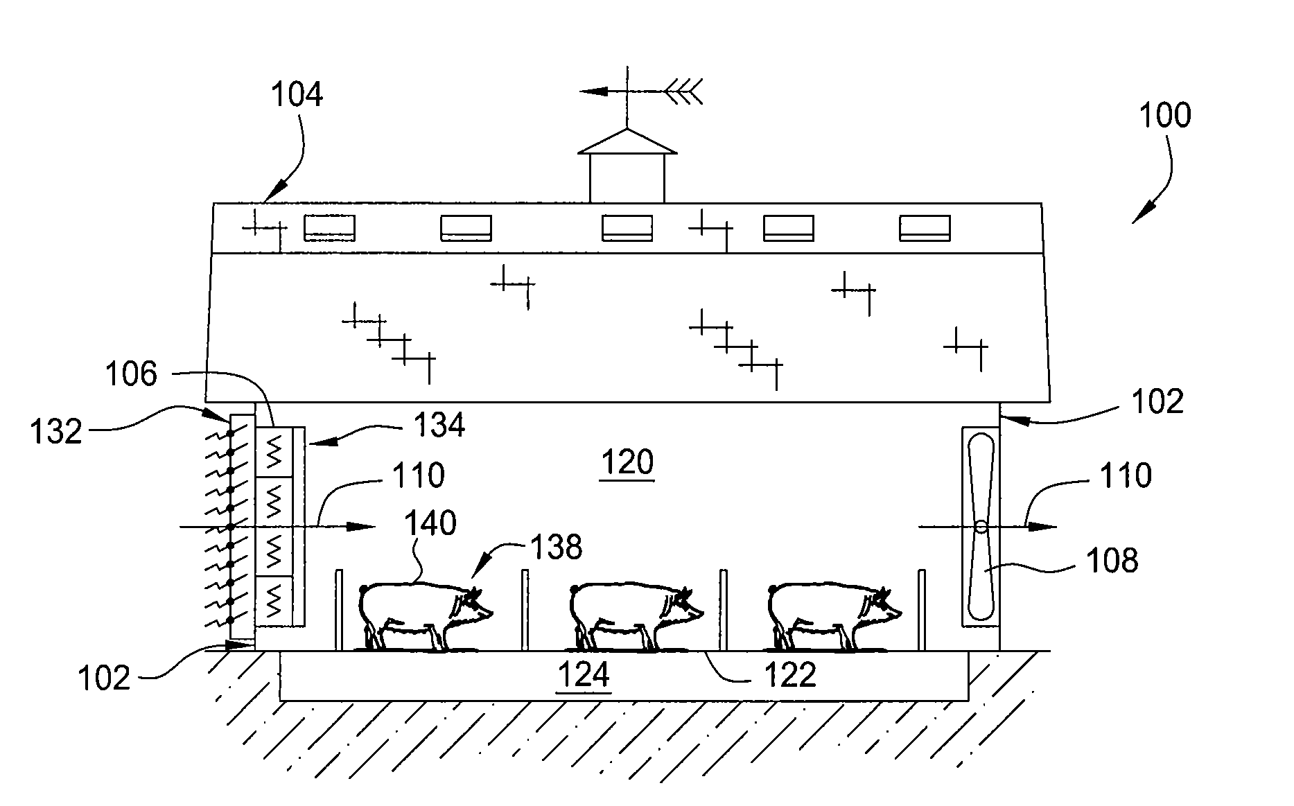 Method and apparatus for providing clean air to animal enclosures