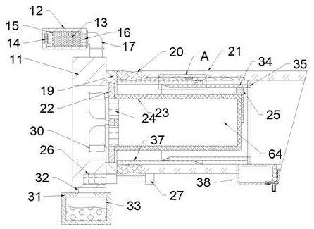 Automobile exhaust funnel capable of improving tail gas purification efficiency and exhaust effect