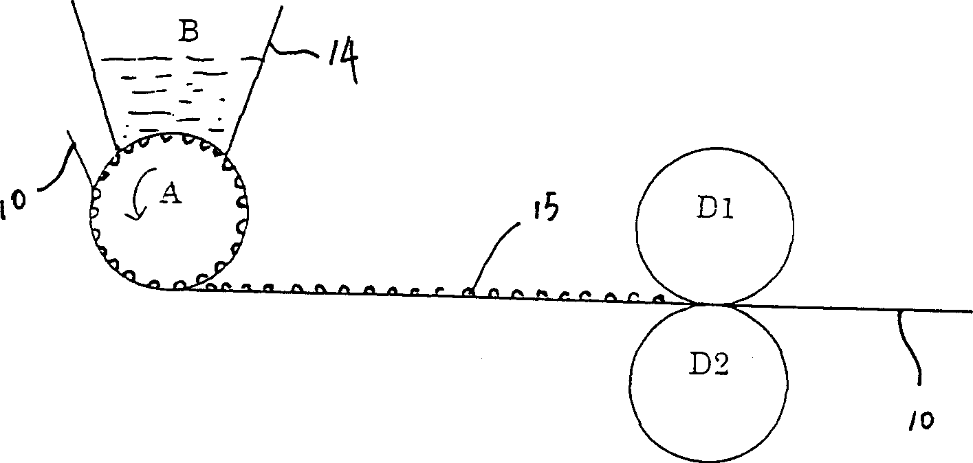 Adhesive lining cloth coated with water-soluble resin and its making method