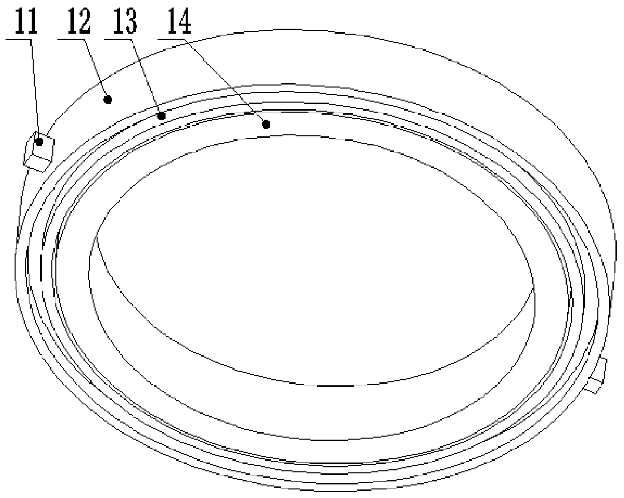 Electromagnetic manual dust collecting device