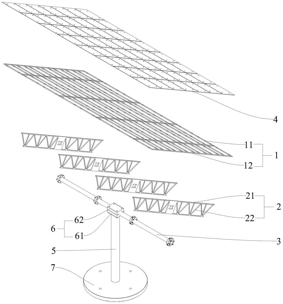 Solar heliostat aeroelastic model and design method thereof