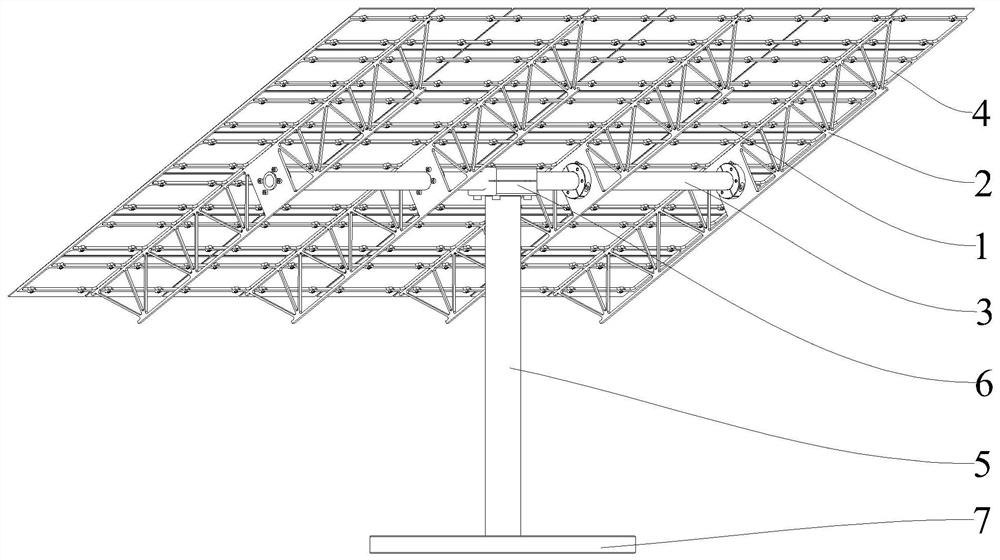 Solar heliostat aeroelastic model and design method thereof