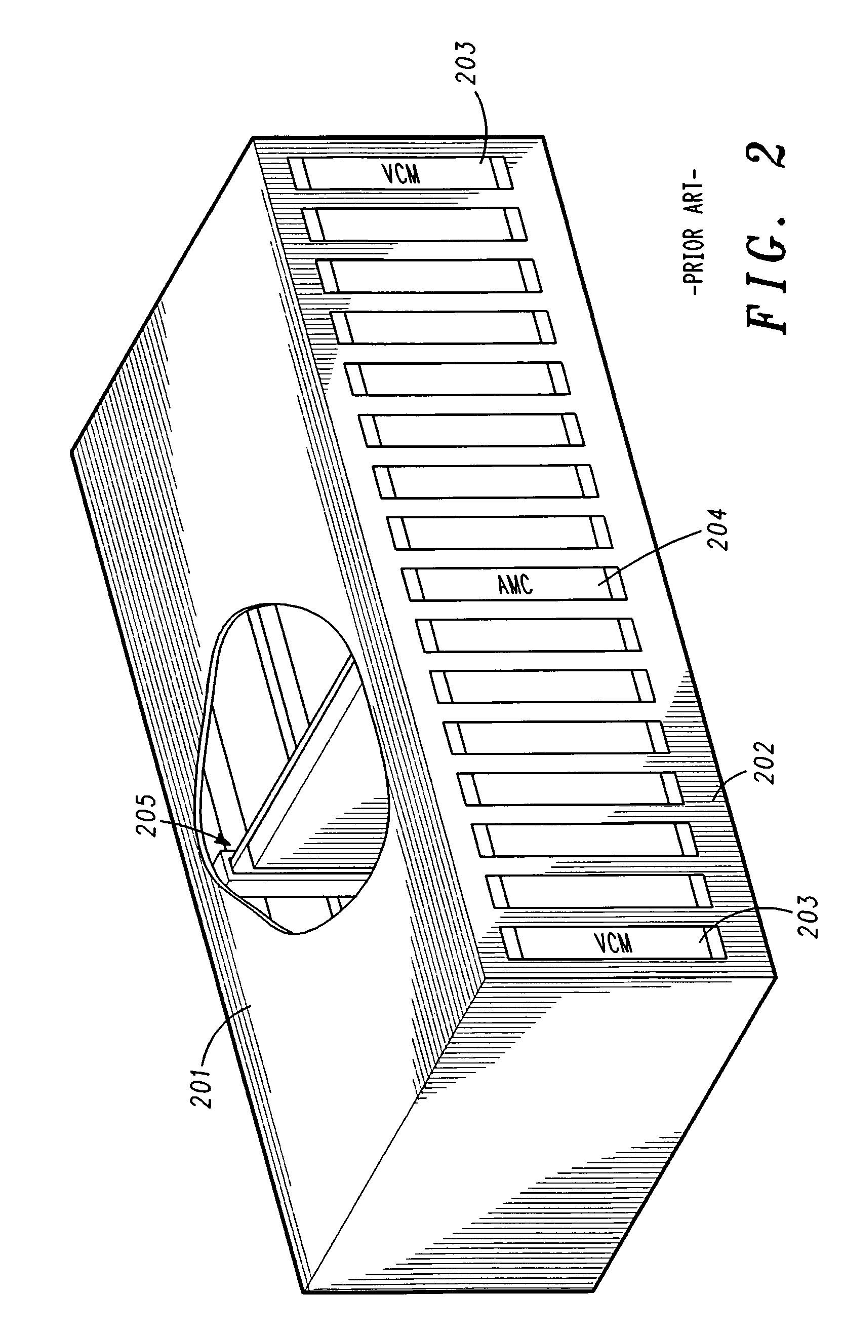 Monolithic backplane having a first and second portion