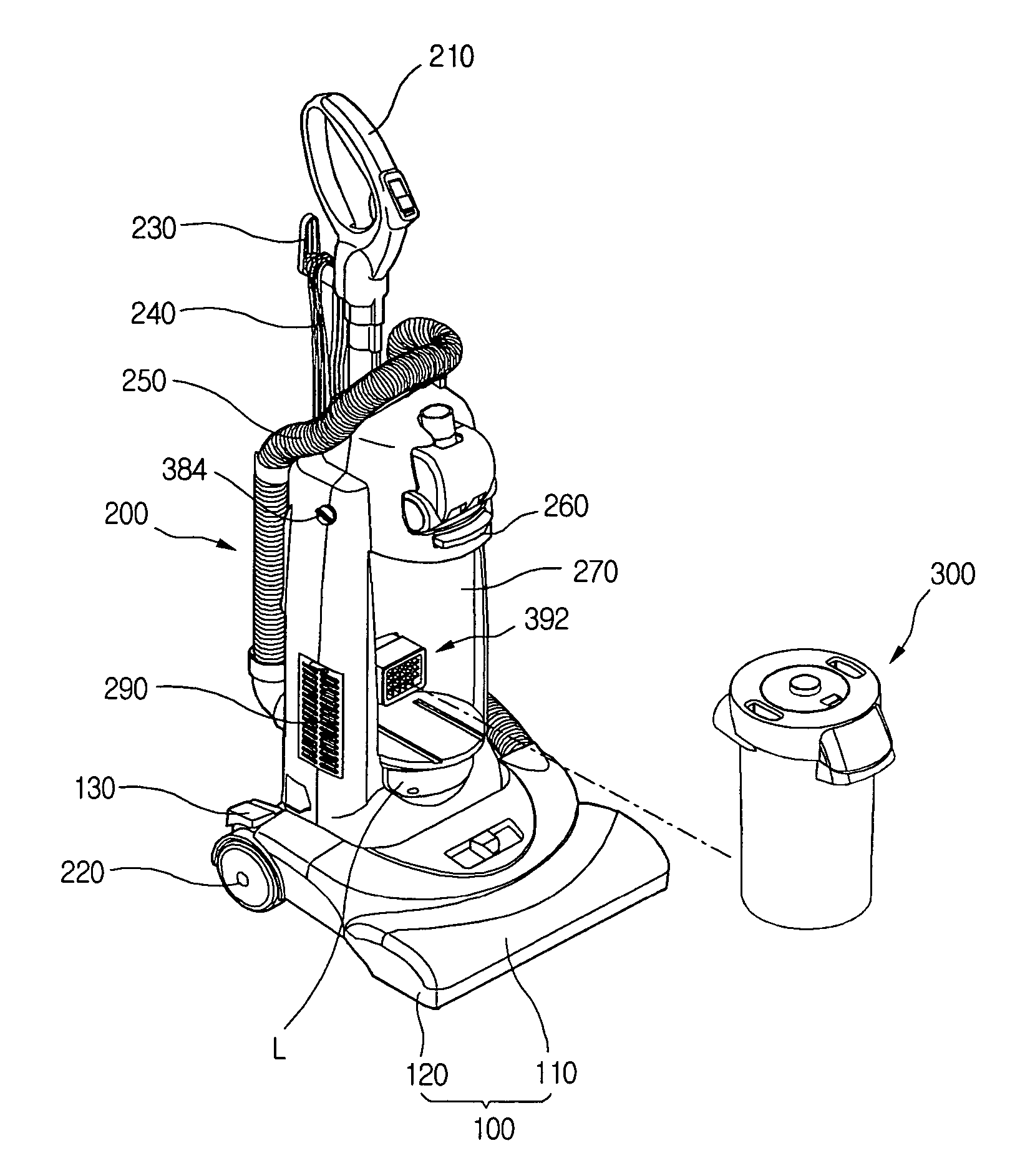 Dust compressing apparatus and method for dust collecting unit of vacuum cleaner