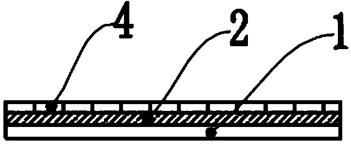 Preparation method of single fired glass ceramic composite board