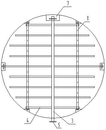 Quartz sand filter and air-water backwashing method thereof