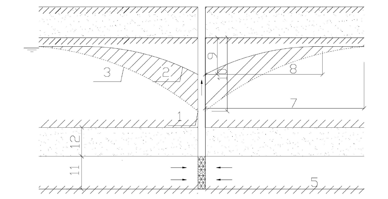 Method for calculating displacement and discharging time in dynamical precipitation process of pressure-load fully penetrating well or well group