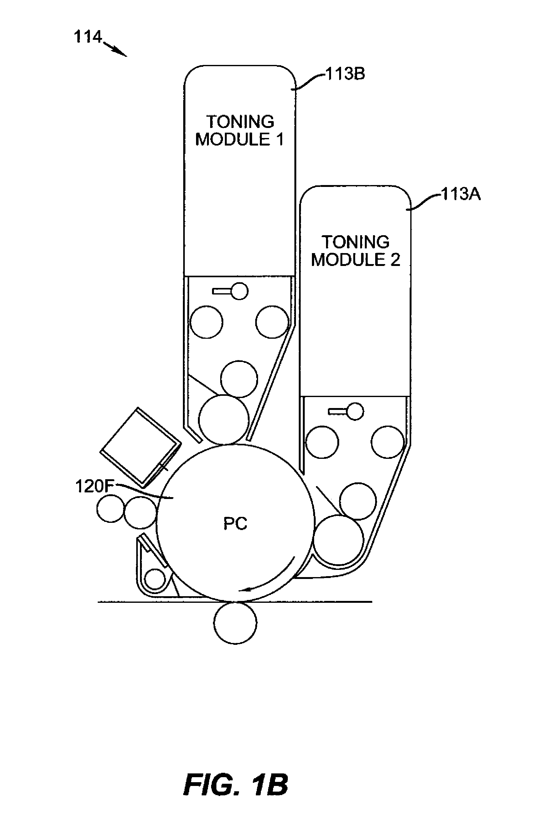 Error correction in a multicolor electrophotographic print engine