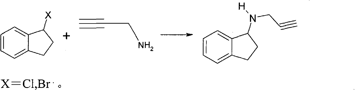 Method for preparing rasagiline mesylate