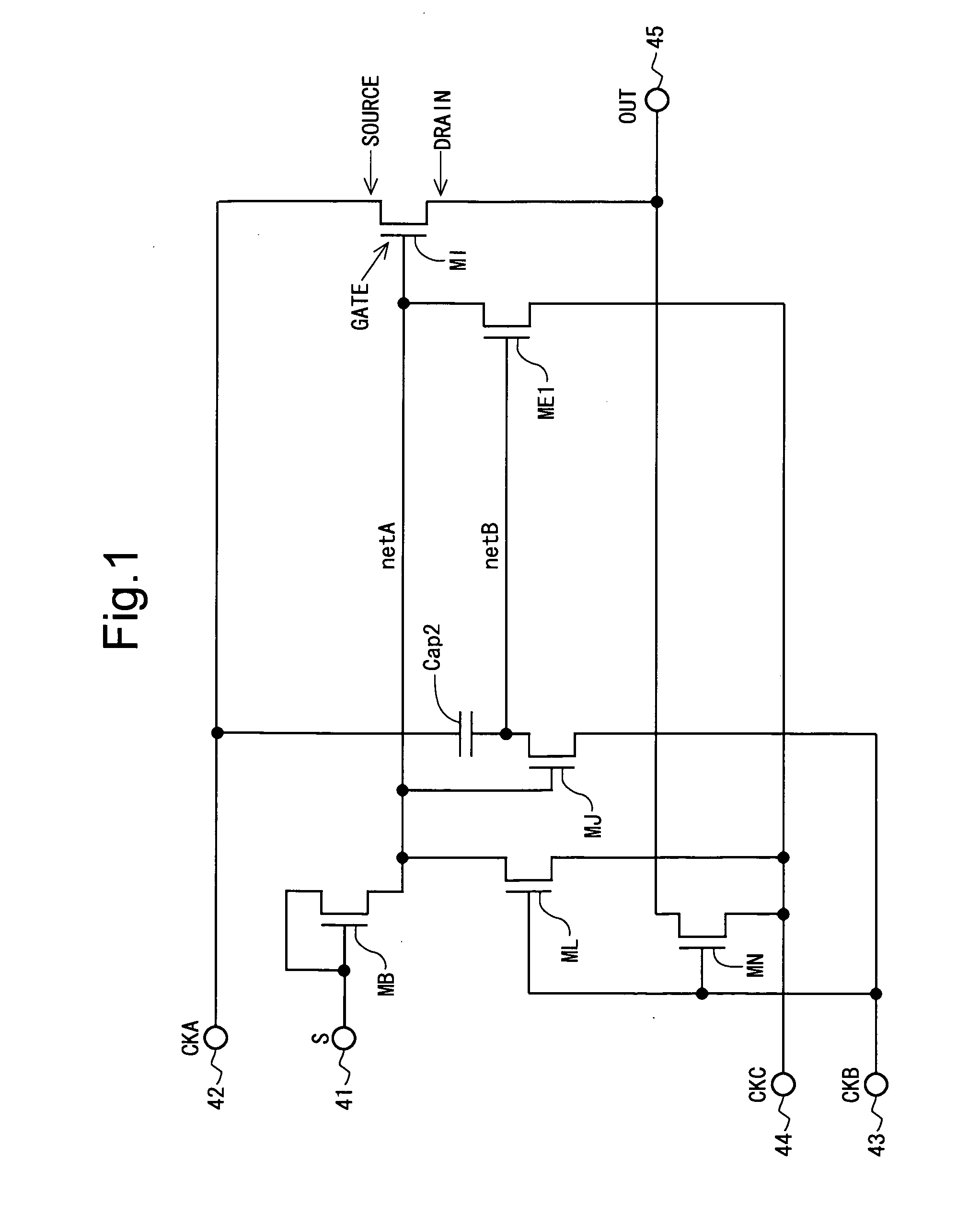 Scanning signal line drive circuit, shift register and display device