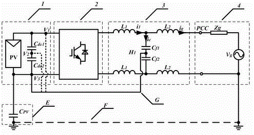 LCL non-isolation type grid-connected inverter system