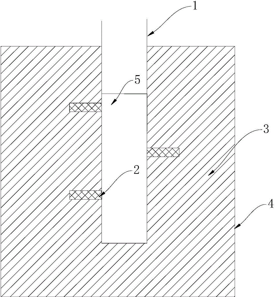 Perforating device and method for hydraulic fracture physical simulation experiment