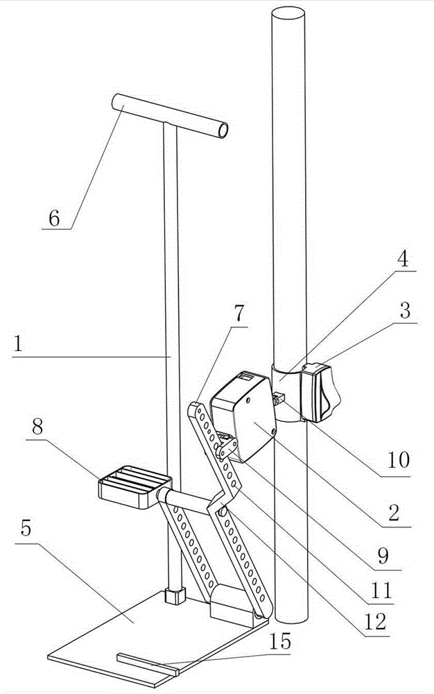 Device and method for measuring crop stem lodging resistance strength