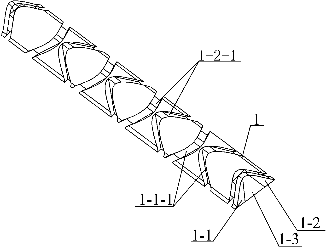 Manufacturing method of lattice core, mold and composite cylinder with lattice core