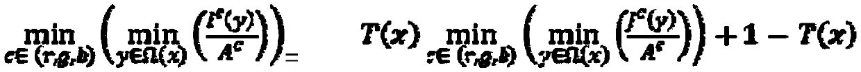 Expressway agglomerate fog visibility identification method based on dark channel prior theory