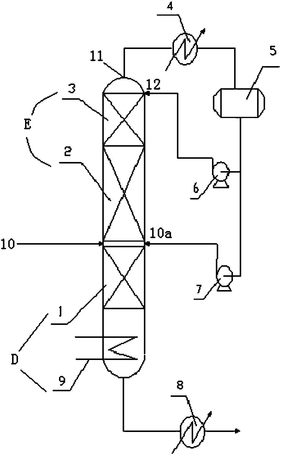 Method for producing cyclohexyl acetate through reaction rectification