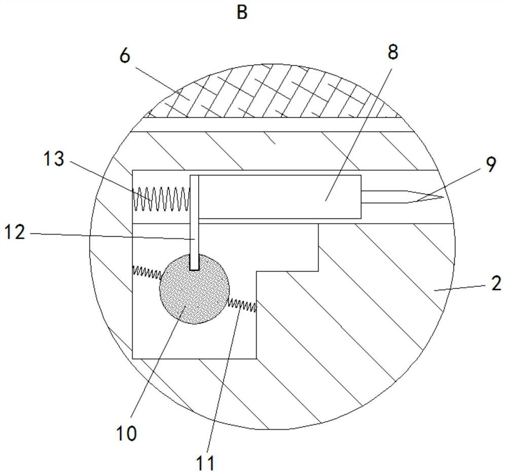 Damage early warning device for electronic commerce computer