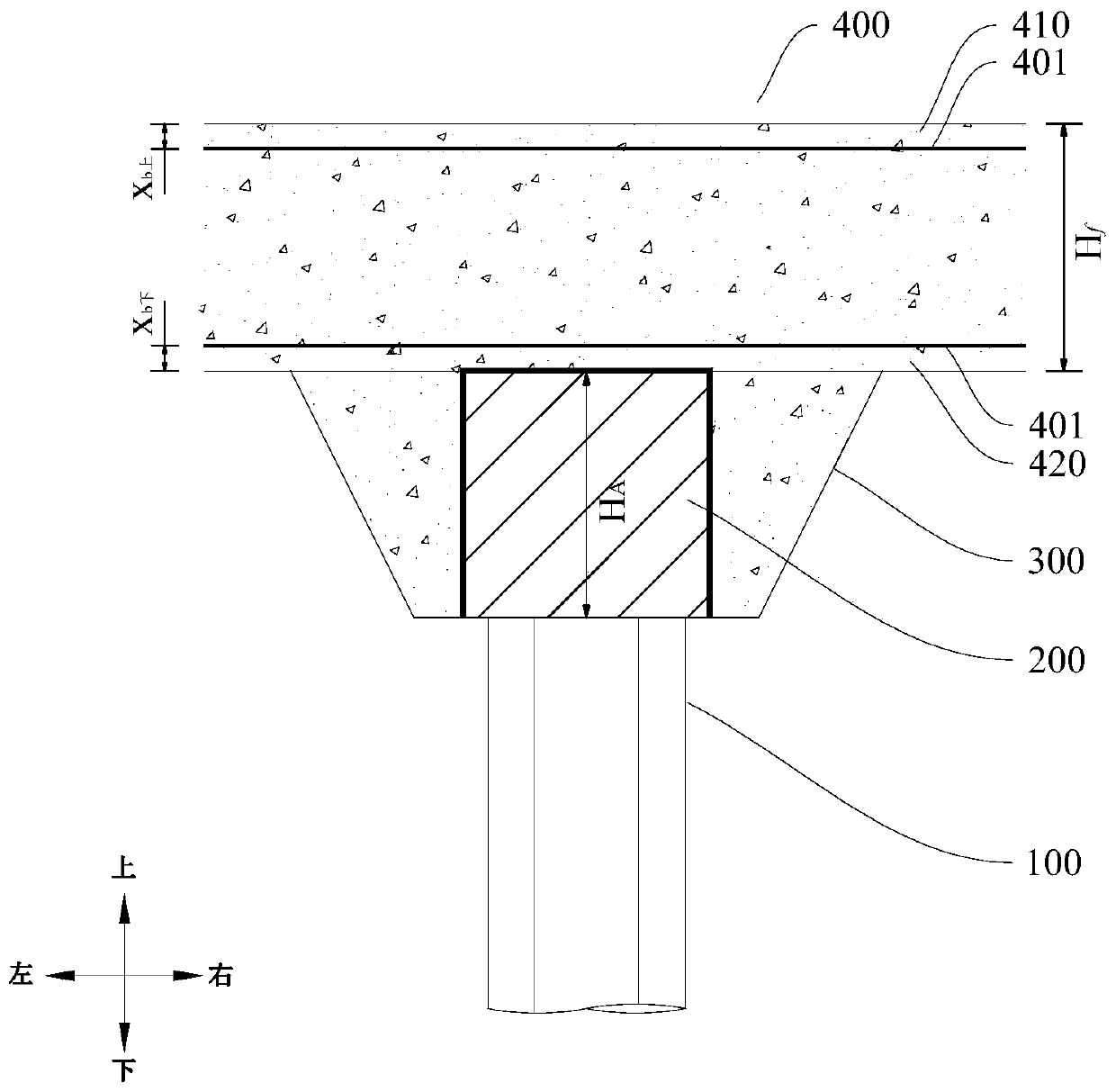 Rigidity pile composite foundation differential settlement control method