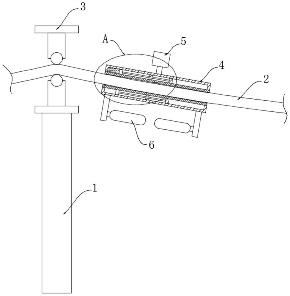 An anti-vibration hammer convenient for installation for overhead wires